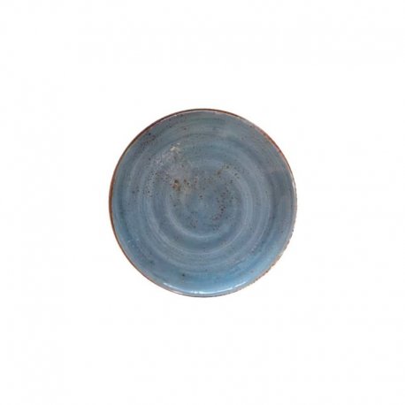 Assiette plate bleue - Ø17,8 cm