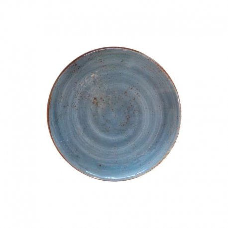 Assiette plate bleue - Ø22,9 cm