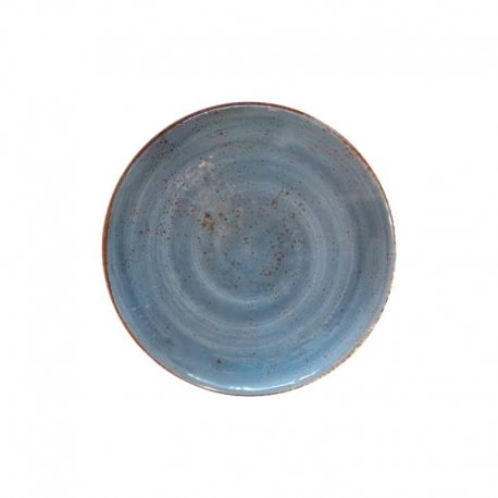Assiette plate Salsa Ø22,9 cm en mélamine - bleu