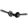 Presse citron aluminium noir - 7x21x5 cm