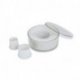 Boîte de 9 découpoirs ronds - cannelé polyamide 2 à 10 cm x 3,5 cm