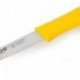 Couteau d'office cranté - polypropylène jaune - 10 cm