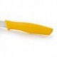 Couteau d'office cranté - polypropylène jaune - 10 cm