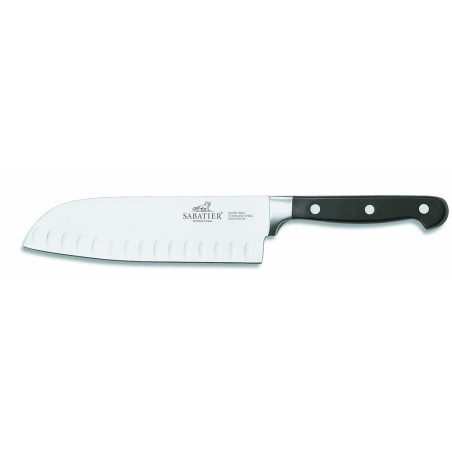 Couteau santoku Pluton 18 cm - lame acier inox