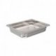 Bac gastronorme plein inox 18/05 - Ep.7/10ème - GN1/2 - Ht 65 mm
