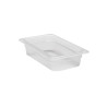 Bac plein polypropylène GN 1/4 - Ht 65 mm