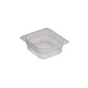 Bac plein polypropylène GN 1/6 - Ht 65 mm