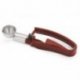 Cuillère pression - rouge Ø4,8 cm - 45 ml
