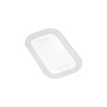 Couvercle souple silicone transparent GN 1/4 - 252x154x10 mm