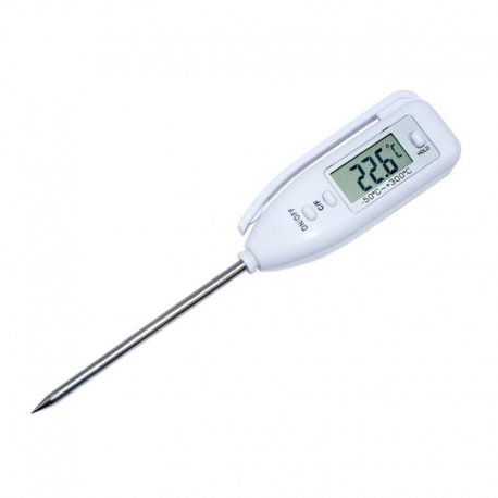 Thermomètre digital sonde perçante inox IP64 - étendue de -50 à + 300°C - longueur sonde 55 mm - Ø3,5 mm