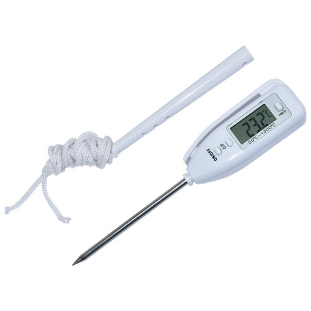 Thermomètre digital sonde perçante inox IP64 - étendue de -50 à + 300°C - longueur sonde 55 mm -  Ø3,5 mm