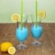 Verre à cocktail - Coffret Blue Hawai - 44 cl - Ø7,8x20,9 cm