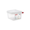 Bac hermétique gastronorme GN 1/6 - Ht 100 mm