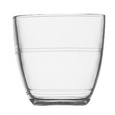 Gobelet Gigogne 22cl verre trempé transparent diam. 8 x H.7,7 cm