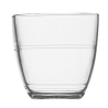 Gobelet Gigogne 22cl verre trempé transparent diam. 8 x H.7,7 cm
