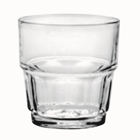 Gobelet Lola 16cl verre trempé transparent diam. 7 x H.7 cm