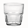 Gobelet Lola 16cl verre trempé transparent diam. 7 x H.7 cm