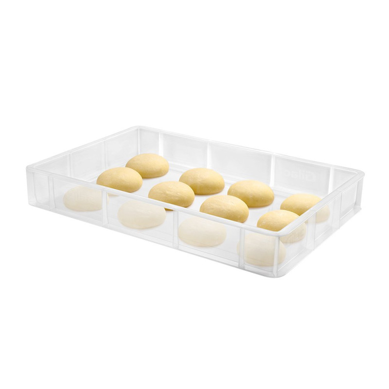 Bac à pâton plein translucide 15L - 600x400x90 mm