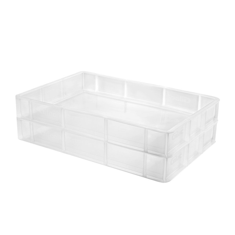 Bac à pâton plein translucide 15L - 600x400x90 mm