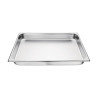 Bac gastronorme plein inox 18/05 - Ep. 7/10 - GN2/1 - Ht 65 mm