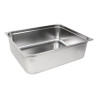 Bac gastronorme plein inox 18/05 - Ep. 7/10 - GN2/1 - Ht 200 mm