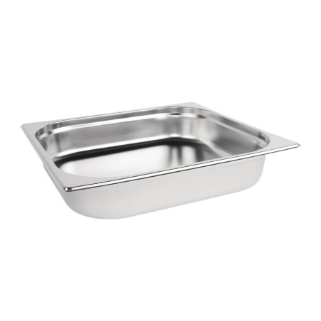 Bac gastronorme plein inox 18/05 - Ep. 7/10 - GN2/3 - Ht 65 mm