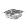 Bac gastronorme plein inox 18/05 - Ep. 7/10 - GN2/3 - Ht 100 mm