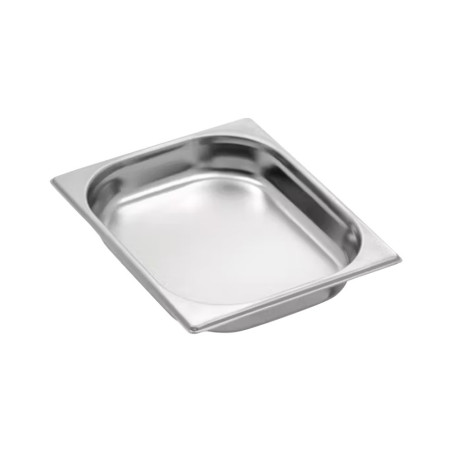 Bac gastronorme plein inox 18/05 - Ep. 7/10 - GN1/2 - Ht 40 mm