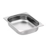 Bac gastronorme plein inox 18/05 - Ep. 7/10 - GN1/2 - Ht 65 mm