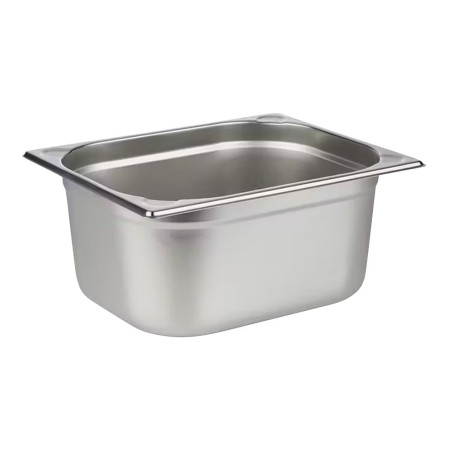 Bac gastronorme plein inox 18/05 - Ep. 7/10 - GN1/2 - Ht 150 mm