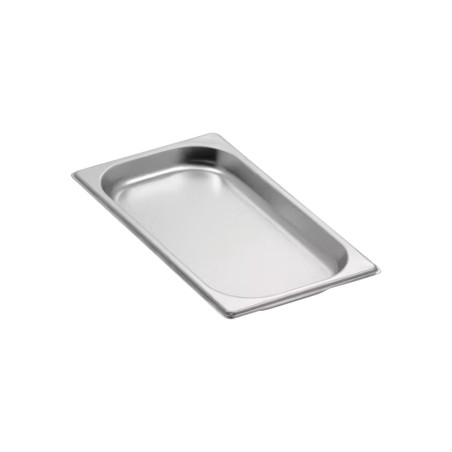 Bac gastronorme plein inox 18/05 - Ep. 7/10 - GN1/3 - Ht 20 mm