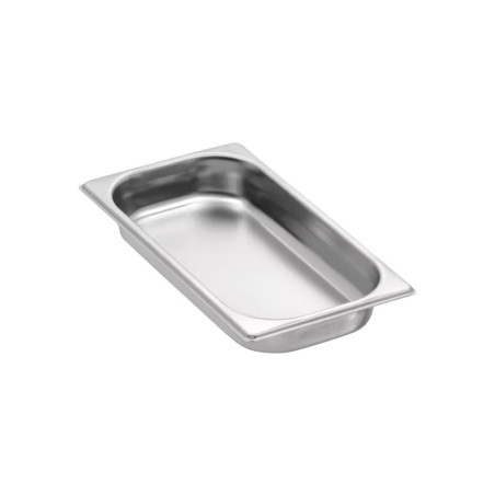 Bac gastronorme plein inox 18/05 - Ep. 7/10 - GN1/3 - Ht 40 mm