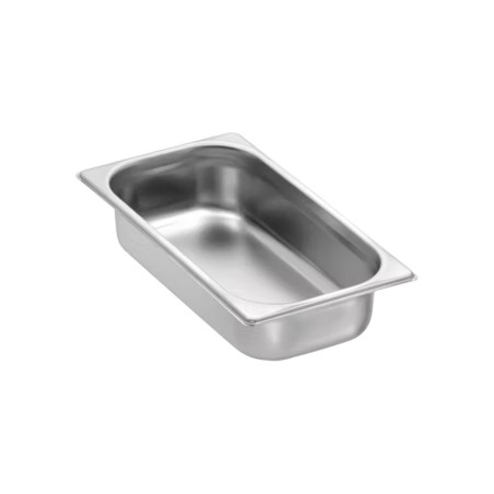 Bac gastronorme plein inox 18/05 - Ep. 7/10 - GN1/3 - Ht 65 mm