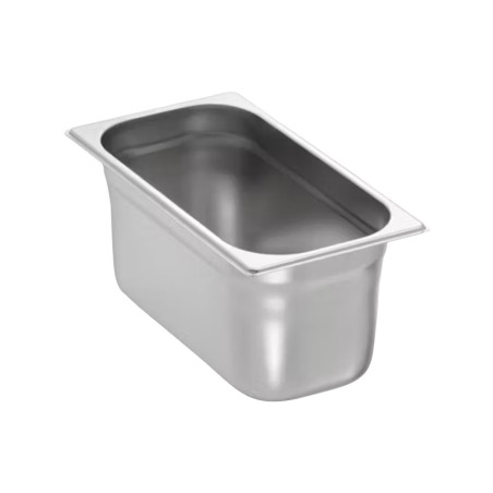 Bac gastronorme plein inox 18/05 - Ep. 7/10 - GN1/3 - Ht 150 mm