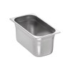Bac gastronorme plein inox 18/05 - Ep. 7/10 - GN1/3 - Ht 150 mm