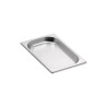 Bac gastronorme plein inox 18/05 - Ep. 7/10 - GN1/4 - Ht 20 mm