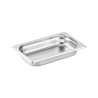 Bac gastronorme plein inox 18/05 - Ep. 7/10 - GN1/4 - Ht 40 mm