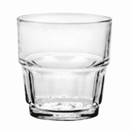 Gobelet Lola 20cl verre trempé transparent diam. 7,4 x H.7,6 cm