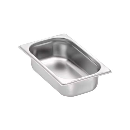 Bac gastronorme plein inox 18/05 - Ep. 7/10 - GN1/4 - Ht 65 mm