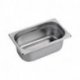 Bac gastronorme plein inox 18/05 - Ep. 7/10 - GN1/4 - Ht 100 mm
