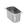 Bac gastronorme plein inox 18/05 - Ep. 7/10 - GN1/4 - Ht 150 mm