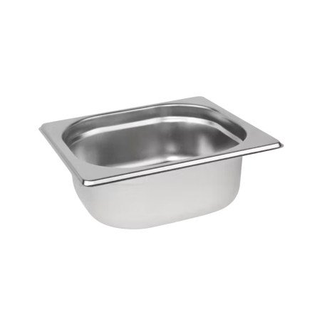Bac gastronorme plein inox 18/05 - Ep. 7/10 - GN1/6 - Ht 65 mm