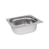 Bac gastronorme plein inox 18/05 - Ep. 7/10 - GN1/6 - Ht 65 mm
