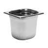 Bac gastronorme plein inox 18/05 - Ep. 7/10 - GN1/6 - Ht 150 mm