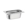 Bac gastronorme plein inox 18/05 - Ep. 7/10 - GN1/9 - Ht 65 mm