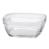 Coupelle carrée Lys 30cl empilable verre 11x11x4,6 cm