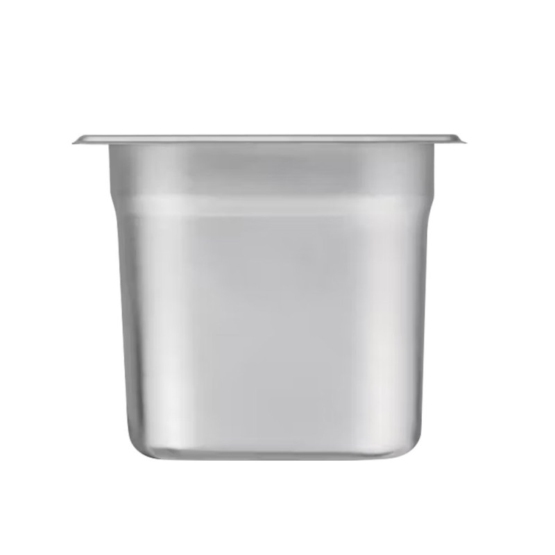 Bac gastronorme plein inox 18/05 - Ep. 7/10 - GN1/9- Ht 150 mm