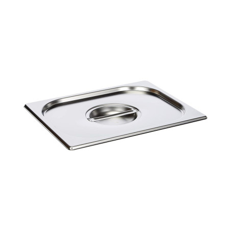 Couvercle pour bac gastronorme plein inox GN 1/2