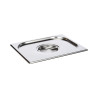 Couvercle pour bac gastronorme plein inox GN 1/2