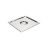 Couvercle pour bac gastronorme plein inox GN 2/3